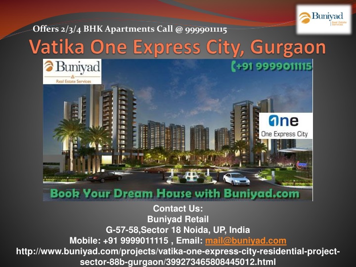 vatika one express city gurgaon