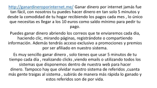 http ganardineroporinternet me ganar dinero