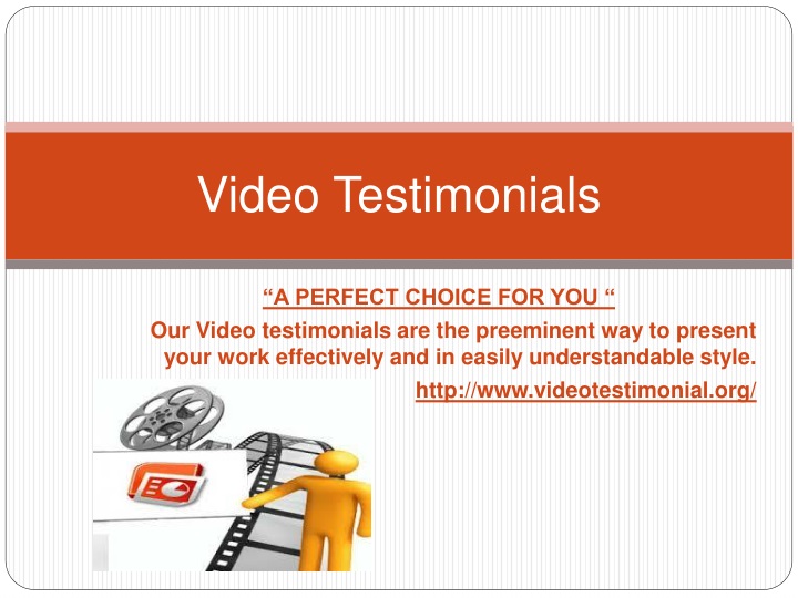 video testimonials