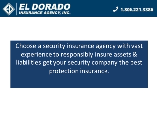 EL Dorado Insurance Agency