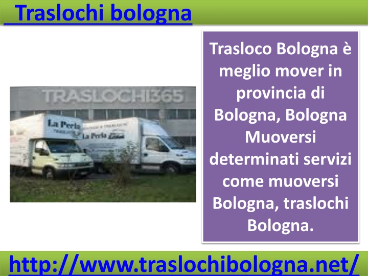 traslochi bologna