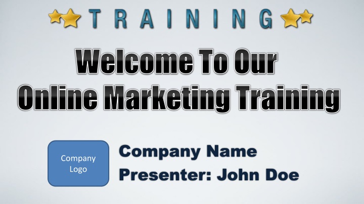 welcome to our online marketing training