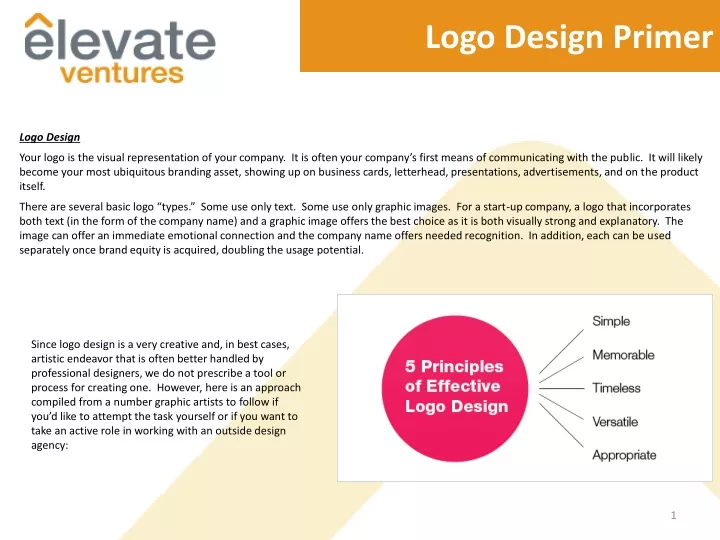 logo design primer