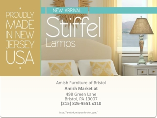 Stiffel Lamps dealer in Bristol, Pennsylvania
