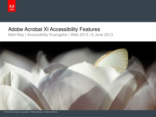 Adobe Acrobat XI Accessibility Features