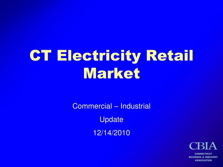 ct electricity retail market