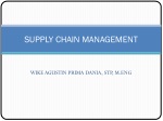SUPPLY CHAIN MANAGEMENT - slide 1