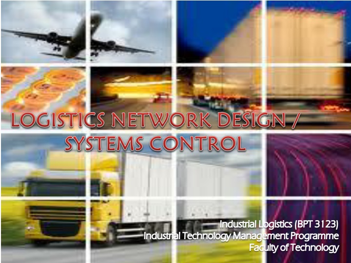 logistics network design systems control