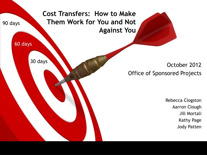cost transfers how to make them work for you and not against you