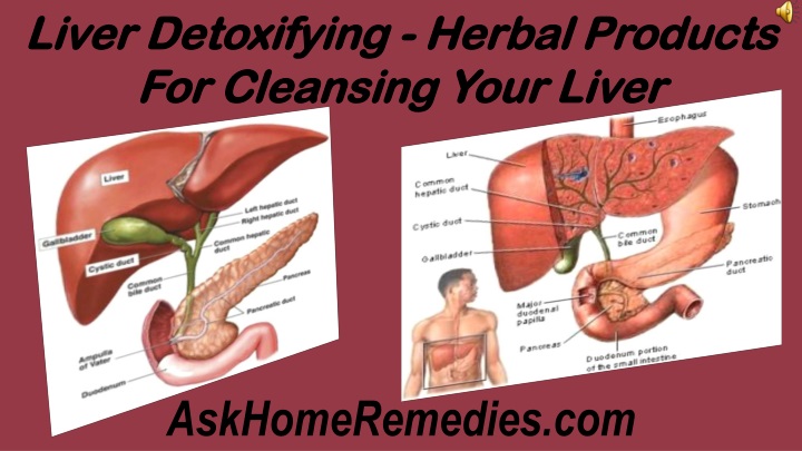 liver detoxifying herbal products for cleansing