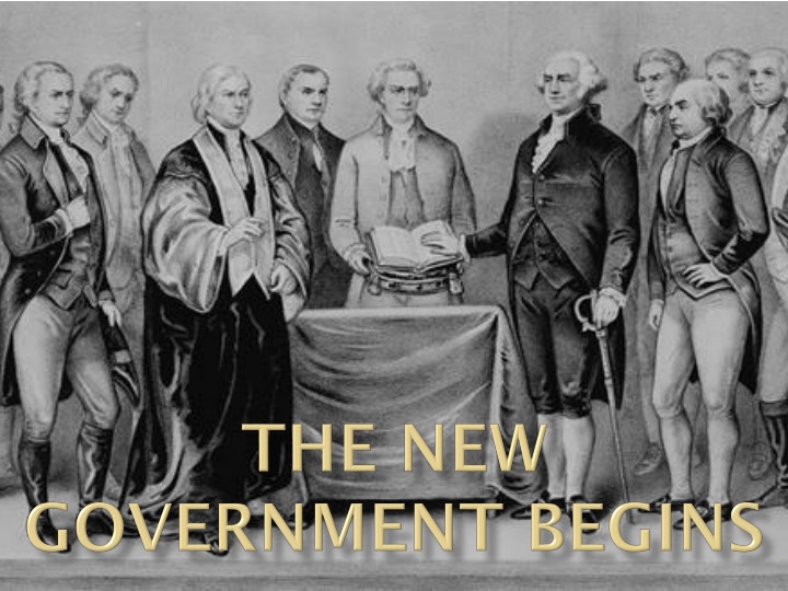 the new government begins