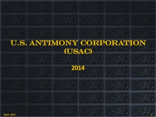 U.S. ANTIMONY CORPORATION (USAC) 2014