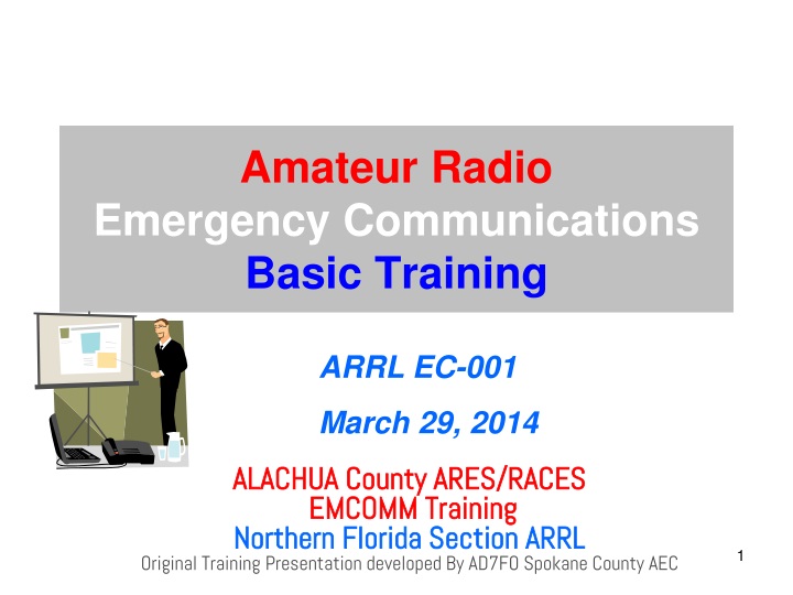 amateur radio emergency communications basic training