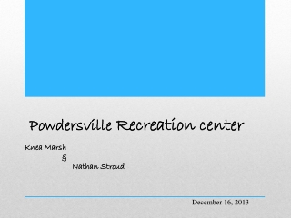 Powdersville Recreation center