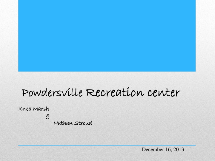 powdersville recreation center