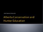 Alberta Conservation and Hunter Education