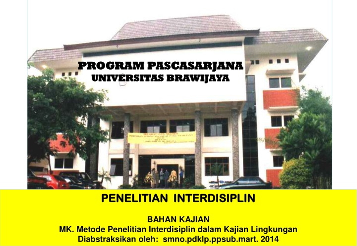 program pascasarjana universitas brawijaya