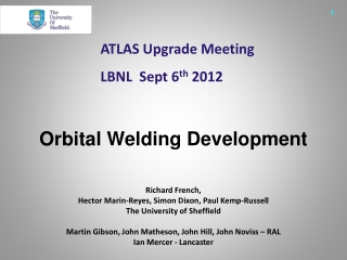 ATLAS Upgrade Meeting LBNL Sept 6 th 2012