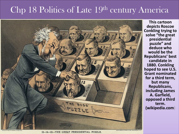 chp 18 politics of late 19 th century america