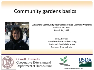 Community gardens basics
