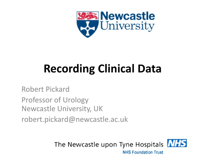 recording clinical data
