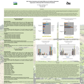 2011 Product Evaluation and Varietal Differences for Reniform Nematode