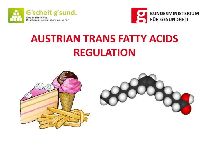 austrian trans fatty acids regulation