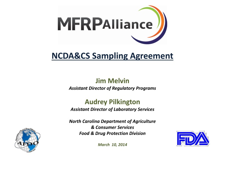 ncda cs sampling agreement