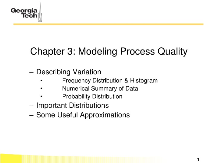 chapter 3 modeling process quality describing
