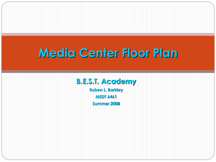 media center floor plan
