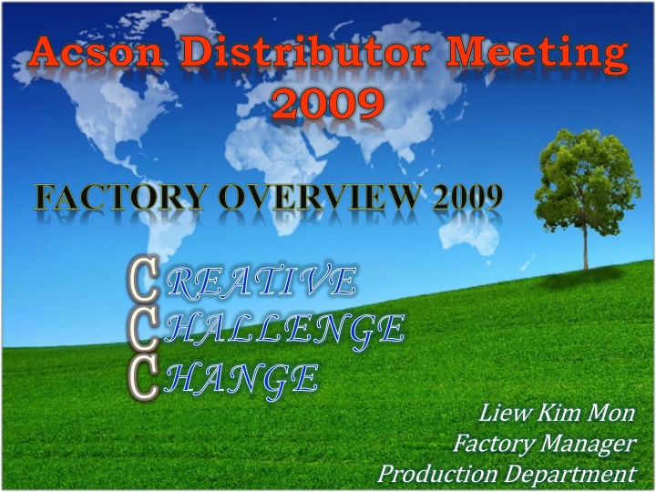 acson distributor meeting 2009