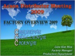 Acson Distributor Meeting 2009 - slide 1