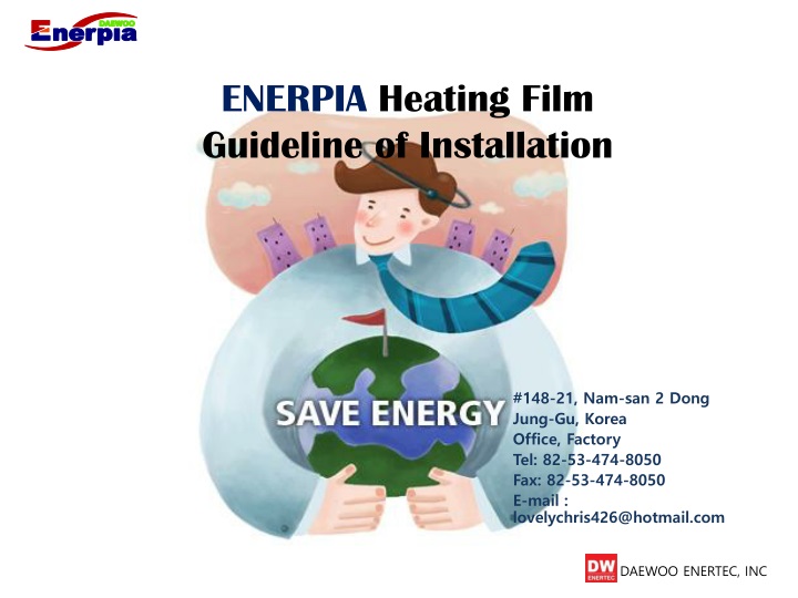 enerpia heating film guideline of installation