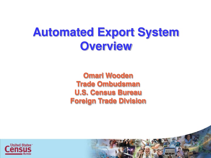 omari wooden trade ombudsman u s census bureau foreign trade division