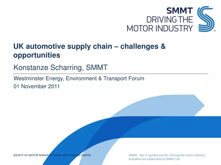 uk automotive supply chain challenges opportunities