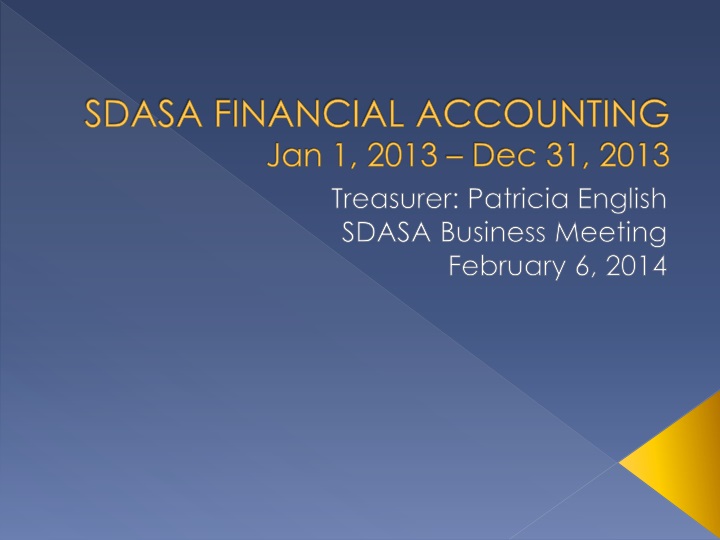 sdasa financial accounting jan 1 2013 dec 31 2013