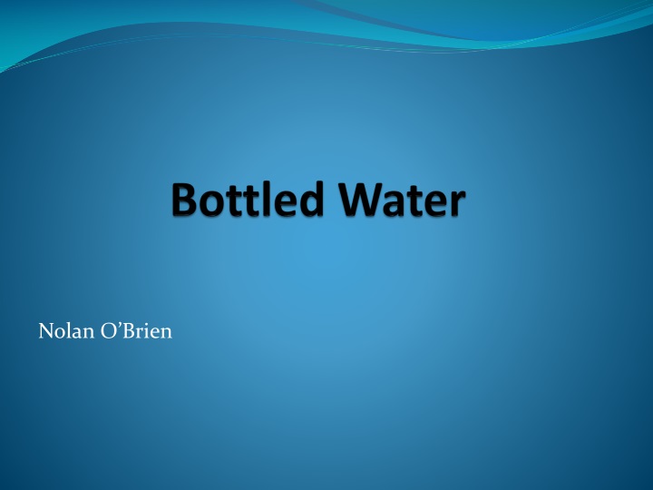 bottled water