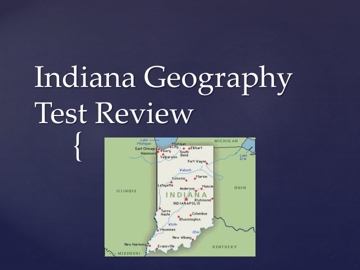 indiana geography test review