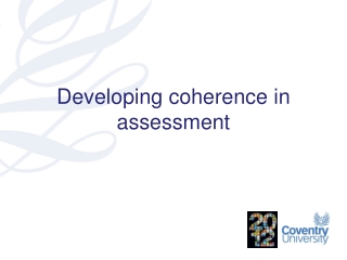Developing coherence in assessment