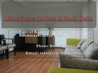 Office on Rent in South Delhi