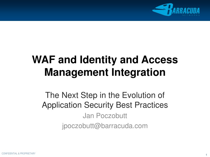 waf and identity and access management integration