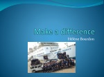 Make a difference - slide 1