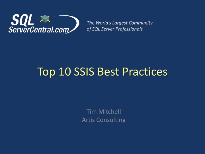 top 10 ssis best practices