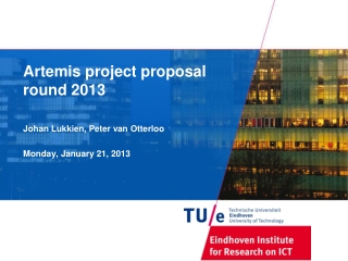 Artemis project proposal round 2013