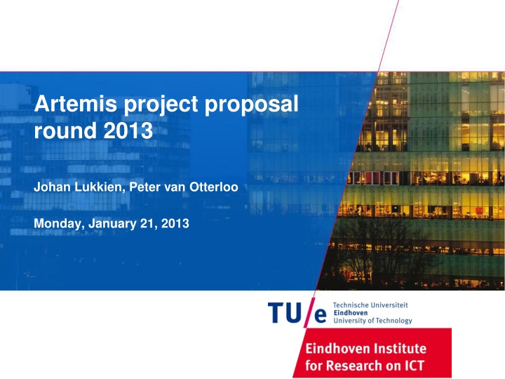 artemis project proposal round 2013