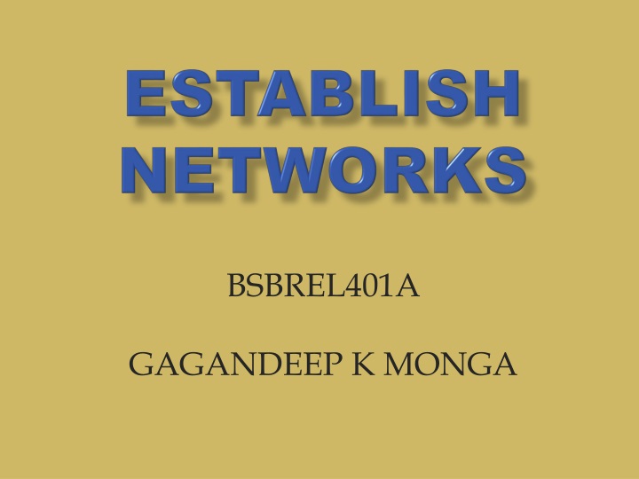 establish networks