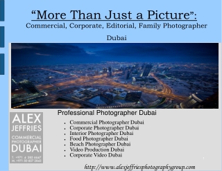 Professional Photographers in Dubai