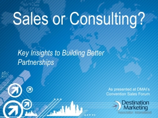 Sales or Consulting?