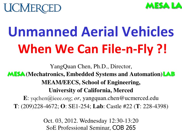 unmanned aerial vehicles when we can file n fly