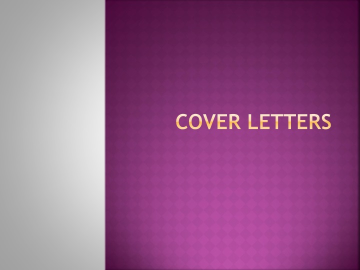 cover letters